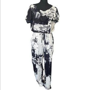 Dress Day Splatter Tie Dye Jumpsuit